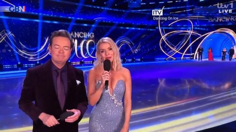 Holly Willoughby sparks ITV Dancing on Ice row as fans distracted by outfit: ‘Bit much for family show!’