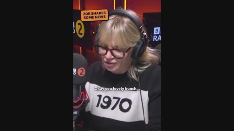 Zoe Ball in ‘tearful’ shock appearance on BBC Radio 2 breakfast show following emotional exit