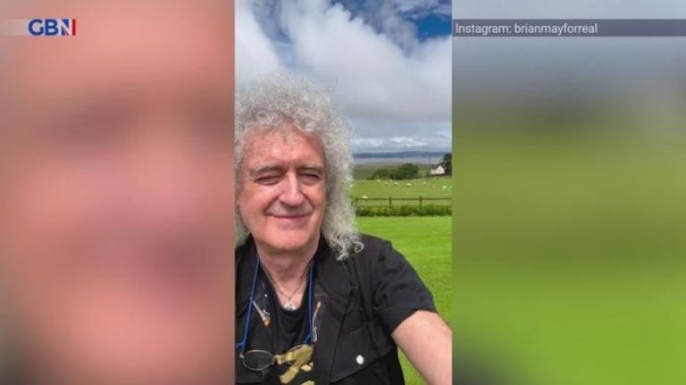 Sir Brian May, 77, admits to feeling like ‘a usurper’ as he pays touching tribute to late Queen star Freddie Mercury