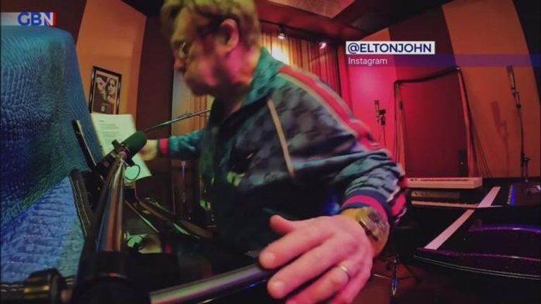 Sir Elton John, 77, breaks silence as footage emerges of singer smashing headphones in studio meltdown: ‘In a bad place!’