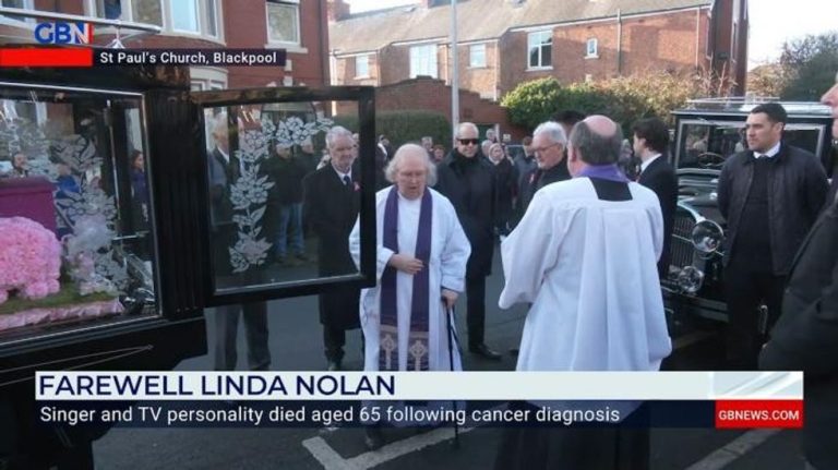 Linda Nolan funeral: Sisters and Shane Richie among guests pouring in to pay respects