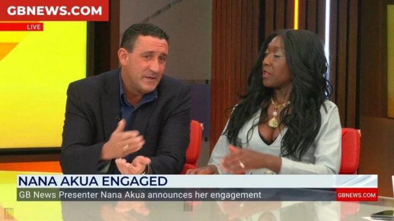 ‘It was a big panic!’ Nana Akua’s fiancé Stephen Gillen shares details of surprise engagement after announcing bombshell on GB News